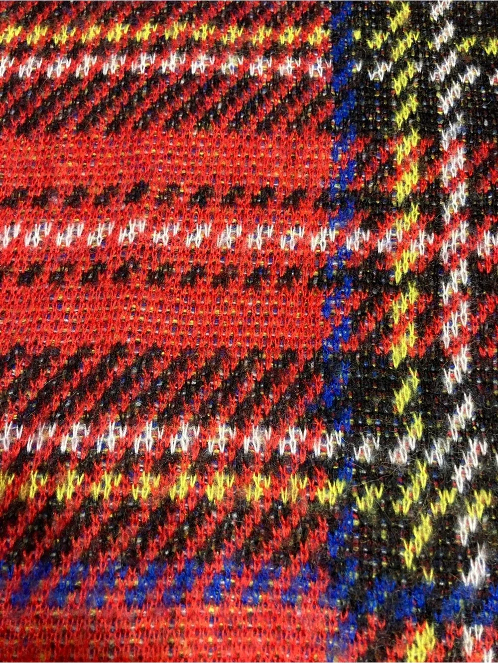 Time and Tru “red rover” plaid sweater.